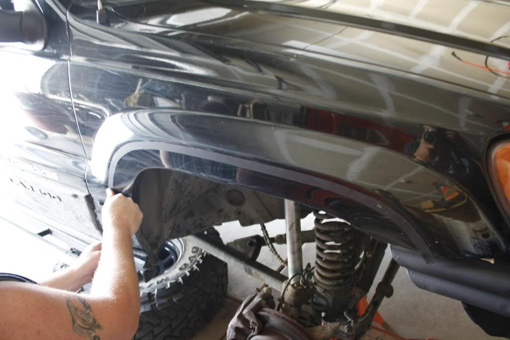 Did some fender trimming D Jeep Enthusiast Forums